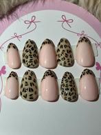Light Pink Cheetah Print Nails | Handmade, Ophalen of Verzenden