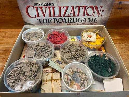 Civilization bordspel, Hobby en Vrije tijd, Gezelschapsspellen | Bordspellen, Zo goed als nieuw, Drie of vier spelers, Ophalen of Verzenden