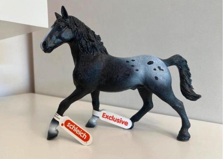 Schleich Exclusive Knabstrupper ~ 72197, Verzamelen, Dierenverzamelingen, Beeldje of Figuurtje, Paard, Ophalen of Verzenden