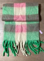 Nieuwe dames sjaal groen roze crème  ruit geblokt, Ophalen of Verzenden, Nieuw, Maat 38/40 (M), Sjaal