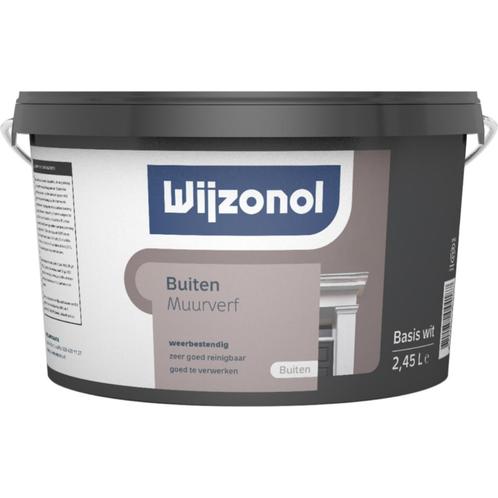 Wijzonol Muurverf voor Buiten, Doe-het-zelf en Verbouw, Verf, Beits en Lak, Nieuw, Verf, Ophalen of Verzenden