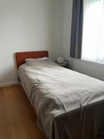 Boxspring, roest rood, eenpersoons 90 x 200, Pullman, Ophalen, Gebruikt, 90 cm, Eenpersoons