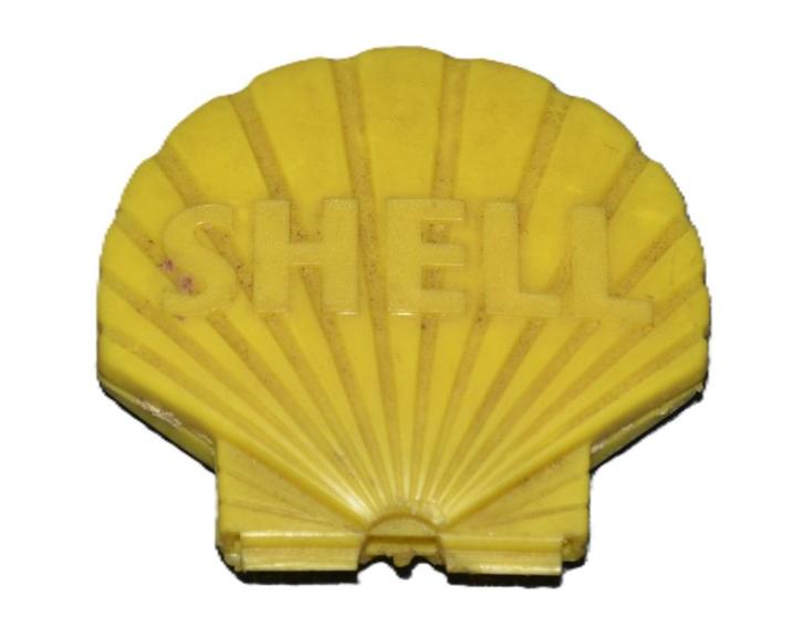 reclame Shell olie zeepdoosje in vorm Schelp met inhoud, Verzamelen, Merken en Reclamevoorwerpen, Reclamebord, Ophalen of Verzenden