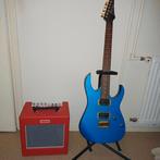 Elektrische gitaar (blauw), Muziek en Instrumenten, Snaarinstrumenten | Gitaren | Elektrisch, Ophalen, Zo goed als nieuw, Overige merken