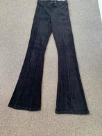 Costes Flare Broek XS - Ribstof, Zwart, Ophalen of Verzenden, Maat 34 (XS) of kleiner, Lang
