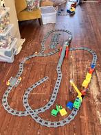 DUBLO (Lego) TreinRails + extra's, Ophalen of Verzenden, Gebruikt, Complete set, Duplo
