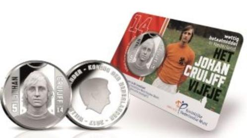 Coincard "Johan Cruijff" vijfje 2017 UNC (12,75) & BU(25,25), Postzegels en Munten, Munten | Europa | Euromunten, 5 euro, Overige landen