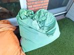 Groene en Oranje Fatboy zitzak, Ophalen, Gebruikt, Groen, Zitzak