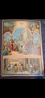 Prachtige bijbelse schoolplaten. 4x, Ophalen of Verzenden