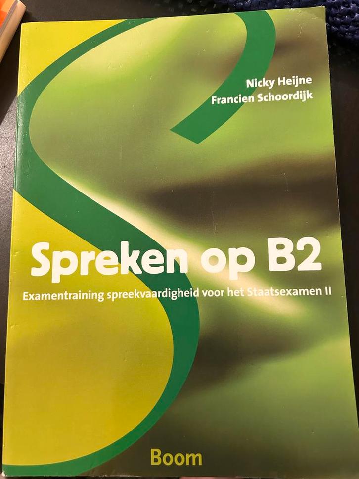 Spreken op B2 - Examentraining Staatsexamen II, Boeken, Studieboeken en Cursussen, Zo goed als nieuw, Niet van toepassing, Ophalen