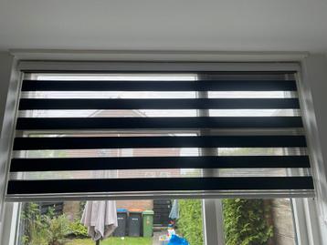Duo rolgordijn Alsten 180x180 - Zwart/Antraciet beschikbaar voor biedingen