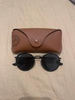 Ray-Ban Round Double Bridge RB3647N 002/R5, Zonnebril, Zwart, Ophalen of Verzenden, Zo goed als nieuw