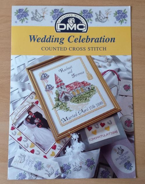 Wedding Celebration Patronenboekje - DMC - 1999, Hobby en Vrije tijd, Borduren en Borduurmachines, Gebruikt, Patroon, Handborduren