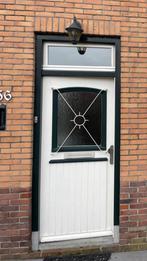 Hardhouten voordeur 201x88x4. Excl kozijn en bovenlicht, Ophalen, Gebruikt, 80 tot 100 cm, Buitendeur