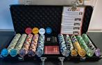 Pokerset 500 Chips met euro waardeopdruk!!!, Vijf spelers of meer, Ophalen, Nieuw, Pokerstars