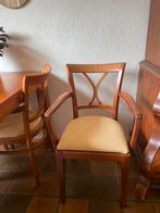 Eetkamerstoelen 6 stuks, Huis en Inrichting, Stoelen, Ophalen, Bruin
