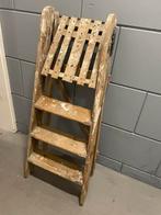 Houten schilders trapje decoratie, Ophalen, Gebruikt