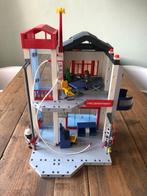 Playmobil brandweerkazerne met slangentoren - 3885, Gebruikt, Ophalen