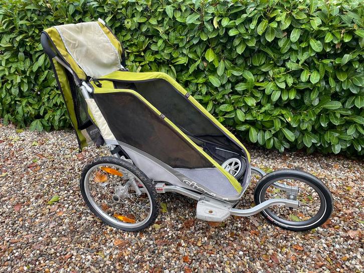 Thule Chariot 1 fietskar / hardloopkar met babyhangmatje, Fietsen en Brommers, Fietsaccessoires | Aanhangers en Karren, Gebruikt