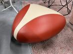 Nieuw Leolux Pallone Hocker leer Design Voetenbank Terra, Huis en Inrichting, Banken | Voetenbanken en Poefen, Leolux, Nieuw, Leer