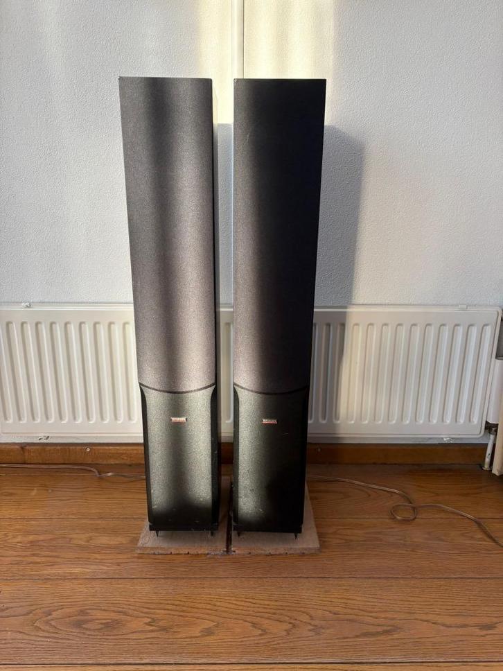 Dynaudio boxen, Audio, Tv en Foto, Luidsprekers, Gebruikt, Front, Rear of Stereo speakers, 120 watt of meer, Overige merken, Ophalen