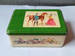 vintage blik met paarden, Ophalen of Verzenden, Gebruikt, Overige