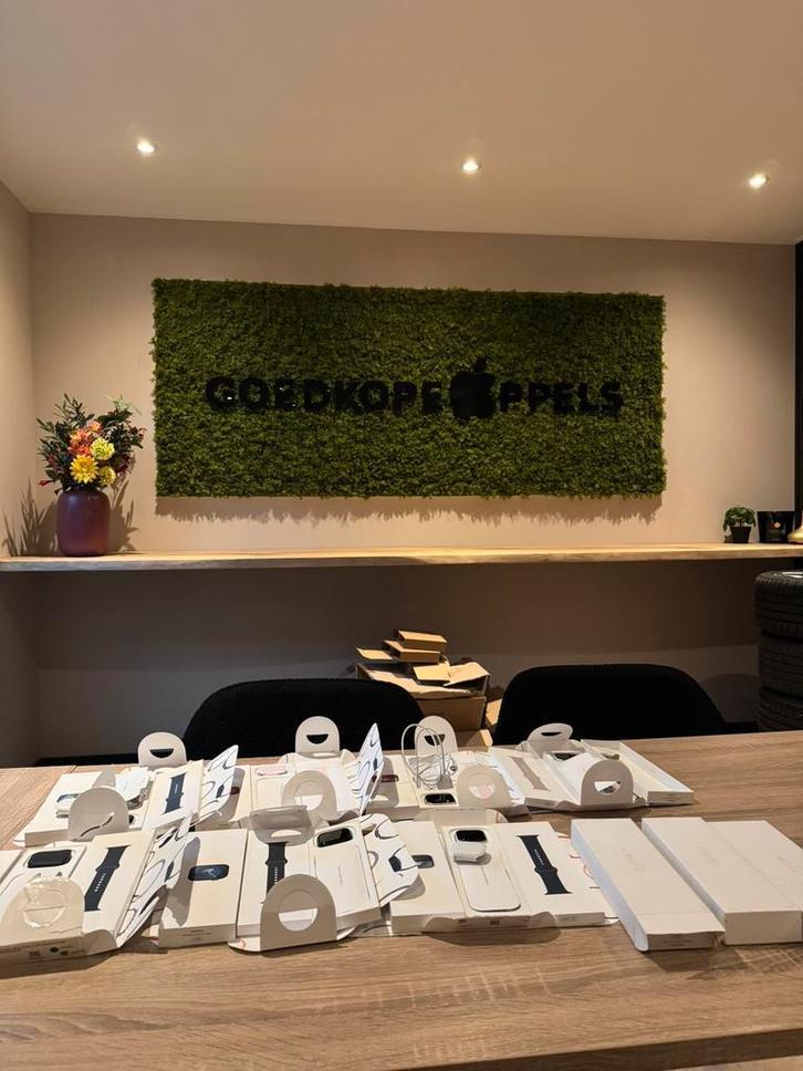 Apple Watch 9 45MM Zilver, Sieraden, Tassen en Uiterlijk, Sporthorloges, Nieuw, iOS, Zwart, GPS, Ophalen