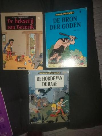 3 x Johan en Pirrewiet - Stripboeken Collectie beschikbaar voor biedingen