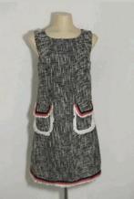 Boucléstoffen haute couture jurk Addy van den Krommenacker, Verzenden, Nieuw, Maat 38/40 (M), Overige kleuren