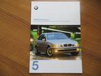 Zeldzame folder BMW  540i Protection E39 1997, Ophalen of Verzenden, Zo goed als nieuw, BMW, BMW