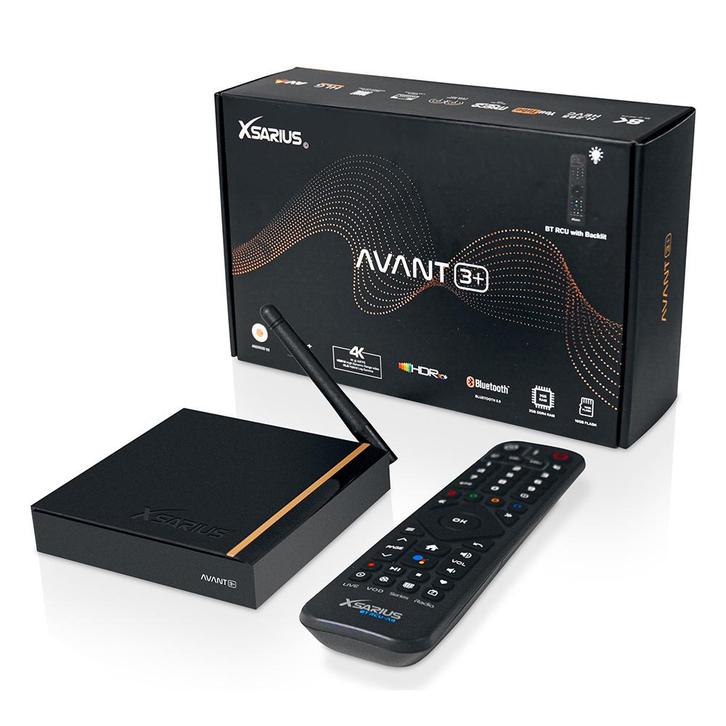 Xsarius Avant 3+ IPTV Ontvanger, Audio, Tv en Foto, Mediaspelers, Nieuw, Minder dan 500 GB, HDMI, USB 2.0, Optische audio, Ophalen of Verzenden