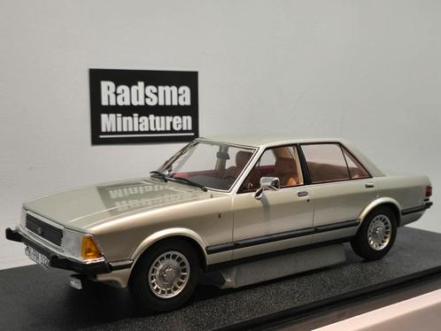Ford Granada 2.8 Ghia sedan LHD Silver - 1:18 Cult Models, Hobby en Vrije tijd, Modelauto's | 1:18, Nieuw, Auto, Ophalen of Verzenden