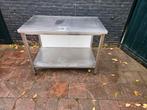RVS werkbank 120x70, Doe-het-zelf en Verbouw, Werkbanken, Ophalen, Gebruikt