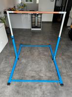 Opvouwbare blauwe rekstok voor binnen en buiten, Sport en Fitness, Zo goed als nieuw, Ophalen, Maat 36 t/m 42, Materiaal
