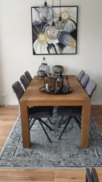 Eettafel "Henders & Hazel" "Santorini" 190x100, Ophalen, 50 tot 100 cm, Zo goed als nieuw, Vijf personen of meer