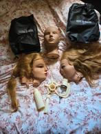 Kappers. Oefenhoofd. Middenlang en lang, Diversen, Schoolbenodigdheden, Ophalen of Verzenden