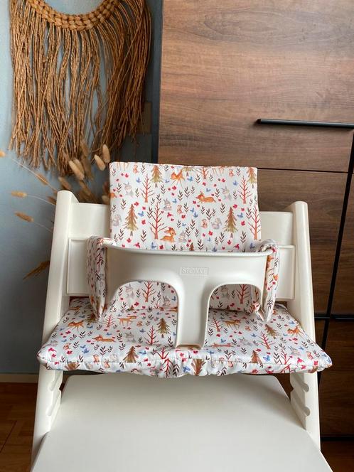 Hertjes kussenset voor kinderstoel stokke tripp trapp, Kinderen en Baby's, Kinderstoelen, Nieuw, Meegroeistoel, Stoelverkleiner