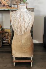 Antieke Franse paspop /buste /mannequin. 84 cm hoog, Antiek en Kunst, Ophalen