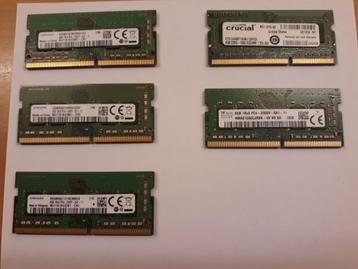 5 x 8 GB DDR4 Ram geheugen beschikbaar voor biedingen