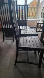 Donkerbruine stoelen, Huis en Inrichting, Ophalen, Gebruikt, Bruin, Vijf, Zes of meer stoelen