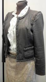 Kort Supertrash jasje mt 40 taupe met goudglans, Kleding | Dames, Maat 38/40 (M), Ophalen of Verzenden, Zo goed als nieuw, Jasje