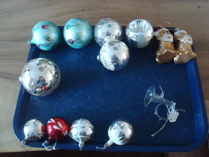 vintage oude kerstballen, Diversen, Kerst, Gebruikt, Ophalen of Verzenden