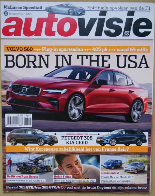 Autovisie nr. 23, 8 november 2018, Boeken, Auto's | Folders en Tijdschriften, Gelezen, Algemeen, Ophalen of Verzenden