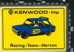 Sticker: Racing Team Herten - Kenwood, Auto of Motor, Ophalen of Verzenden