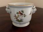 Herend Rothschild porseleinen bloempot cachepot 2x, Antiek en Kunst, Ophalen of Verzenden