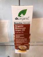 Dr. Organic Marokkaanse Arganolie Gezichtsolie - 30ml. NIEUW, Nieuw, Gehele gezicht, Ophalen of Verzenden, Verzorging