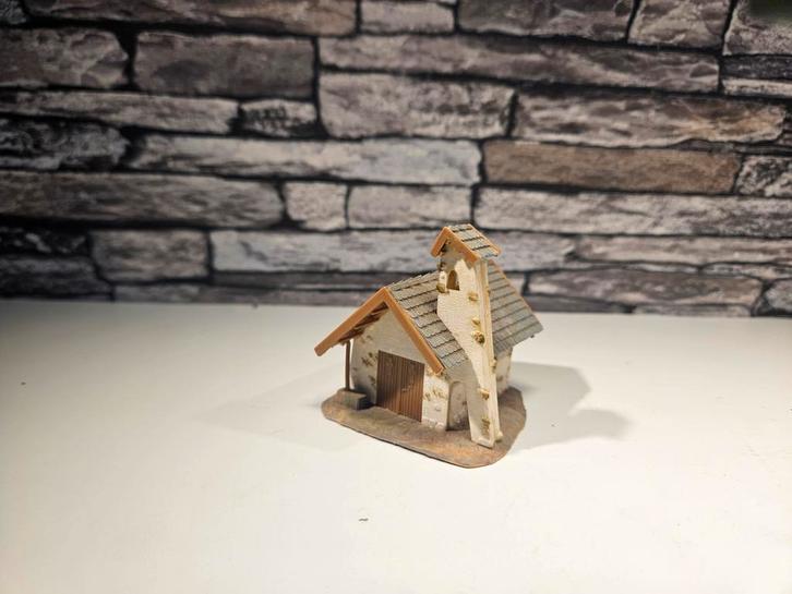 Kerkje bergkapel N spoor trein 1:160, Hobby en Vrije tijd, Modeltreinen | N-Spoor, Gebruikt, Brug, Tunnel of Gebouw, Gelijkstroom of Wisselstroom