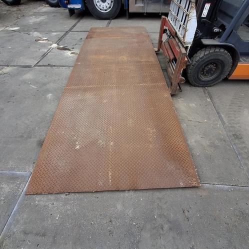 8/10 mm stalen traanplaat 1,5x4,5 m zeer zware stalen tranen, Doe-het-zelf en Verbouw, Metalen