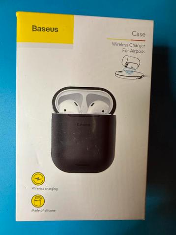Baseus siliconen AirPods beschermhoes met draadloze oplader beschikbaar voor biedingen