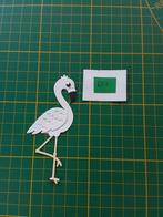 D1 Stansjes witte flamingo, Ophalen of Verzenden, Nieuw, Overige thema's, Overige typen